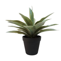 Artificial plant Agave incl. decorative black pot