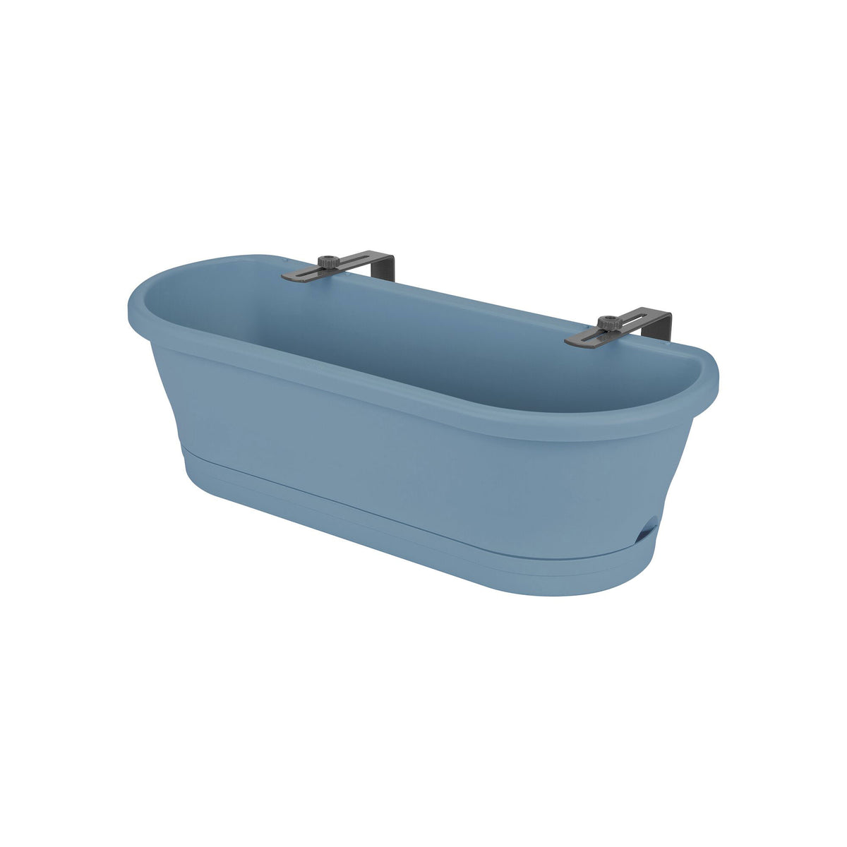 Elho Balcony planter Corsica Easy balcony oval blue - Outdoor pot