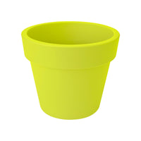 Elho Flower pot Green basics Top planter round green - Outdoor pot
