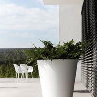Elho flower pot Pure straight round anthracite - Indoor and outdoor pot