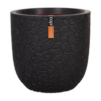 Capi flower pot Nature clay round anthracite - Indoor and outdoor pot