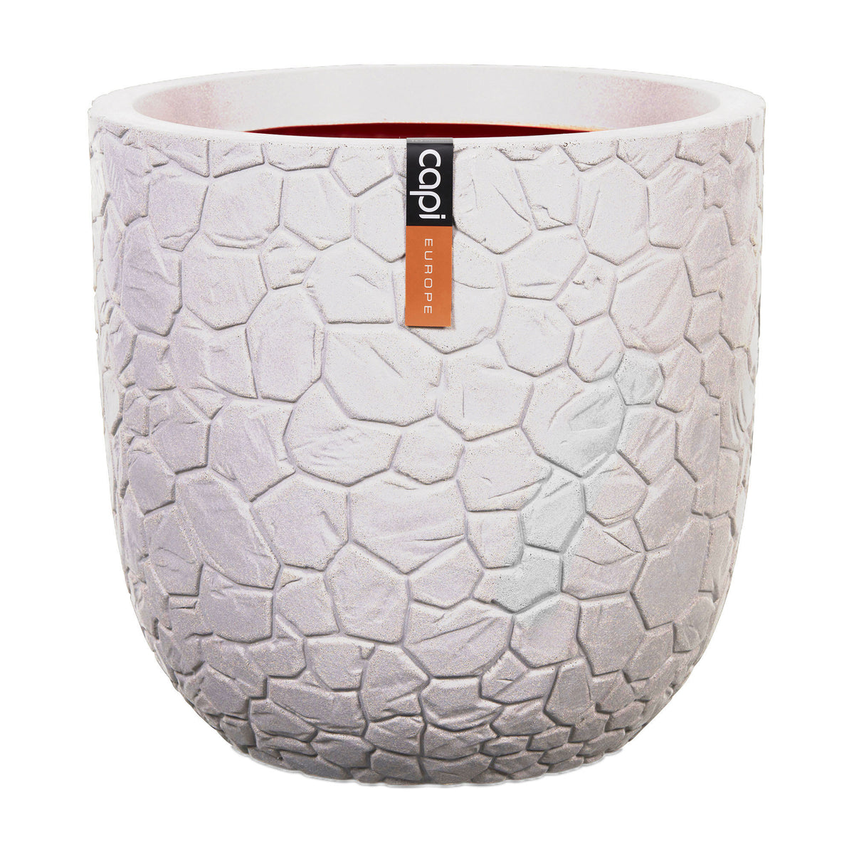 Capi flower pot Nature clay round ivory - Indoor and outdoor pot