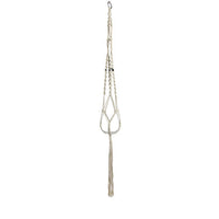 TS Flower pot hanger Macramé cream 125 cm