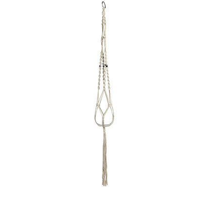 TS Flower pot hanger Macramé cream 125 cm