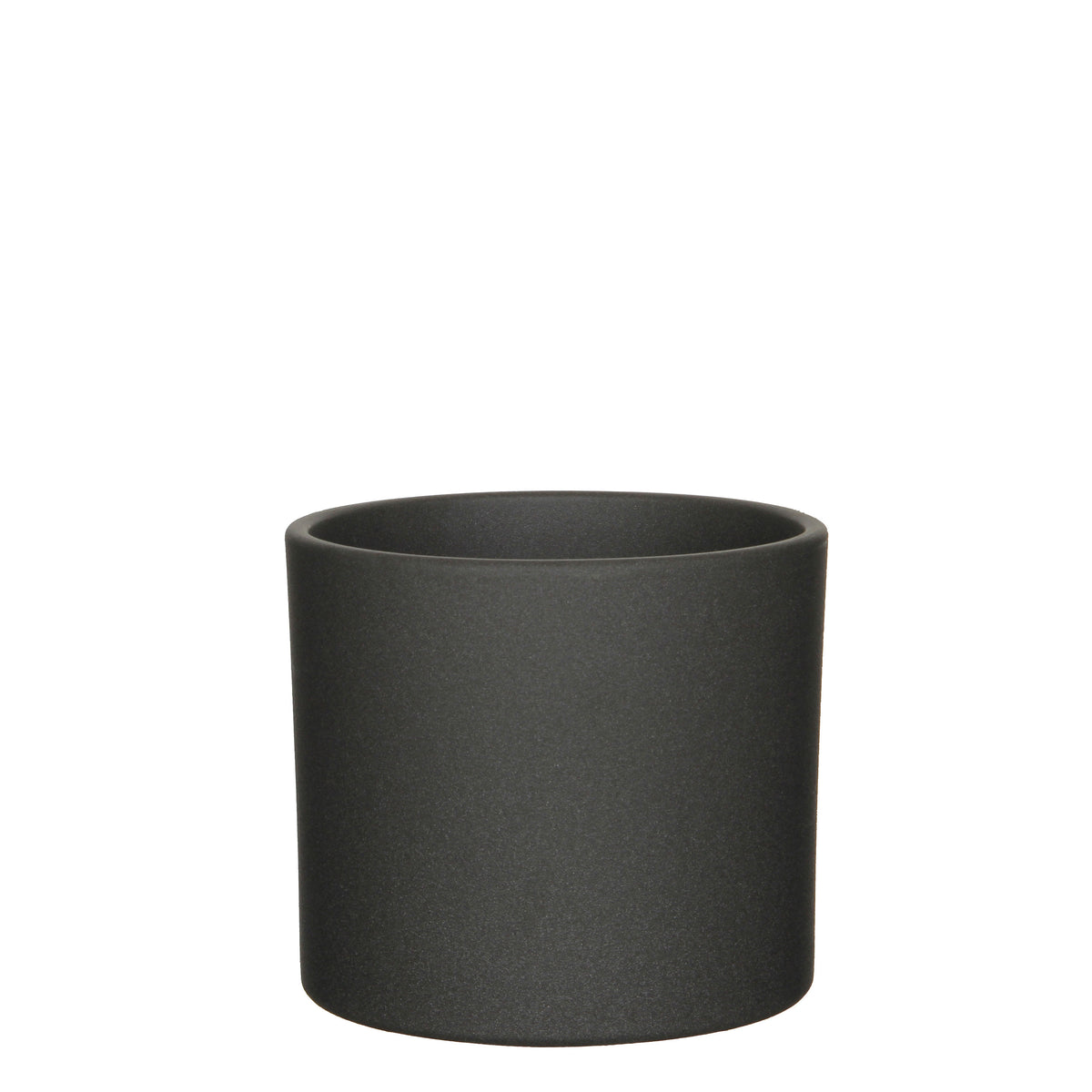 Mica flower pot Era round anthracite - Indoor pot