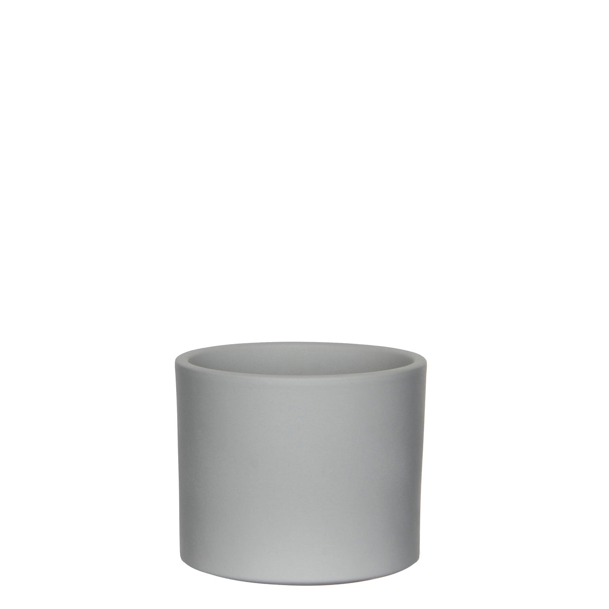 Mica flower pot Era round light grey - Indoor pot