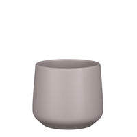 Mica flower pot Amber round taupe - Indoor pot
