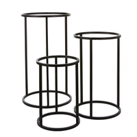 3x Mica Decorations Plant stand Cachet black