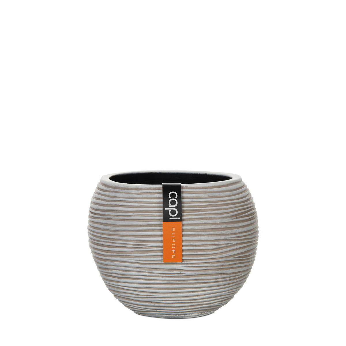 Capi Nature rib Bulb white - Indoor pot