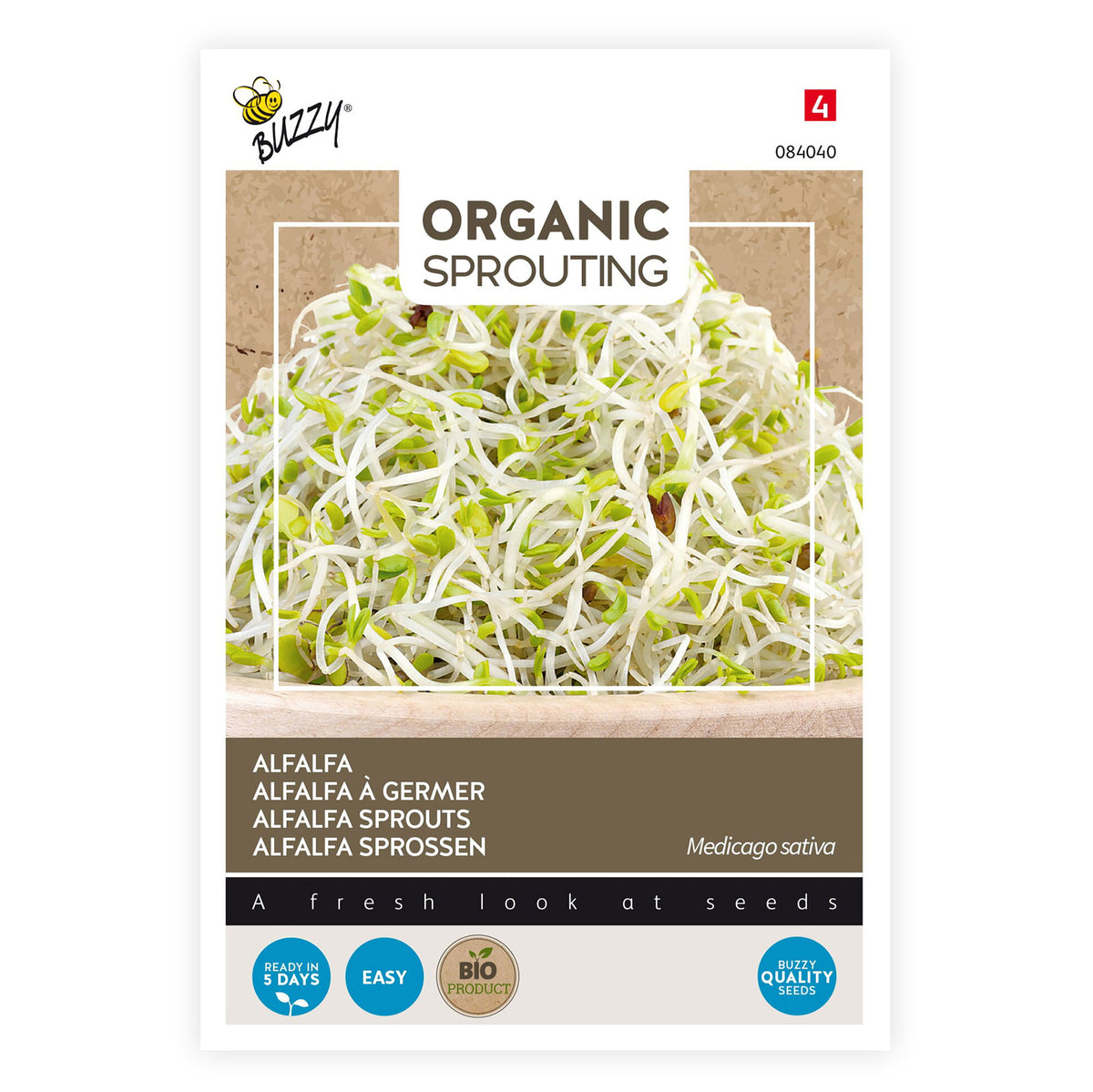 Alfalfa Medicago sativa - Organic