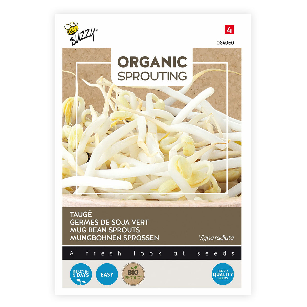 Mung bean sprouts Vigna radiata - Organic - Vegetable seeds