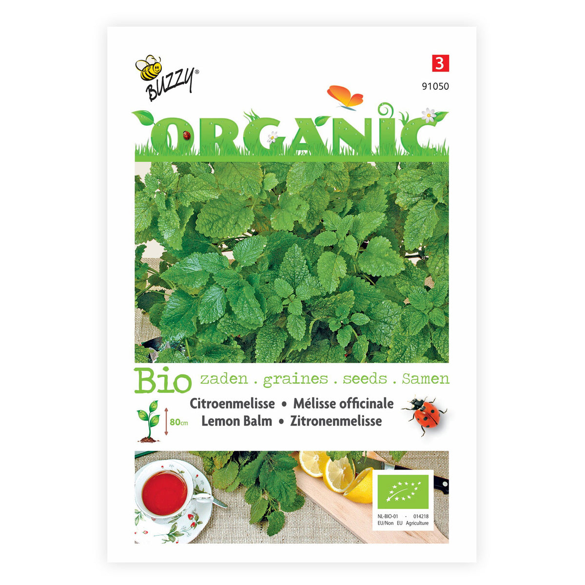 Lemon balm Melissa officinalis - Organic 20 m² - Herb seeds