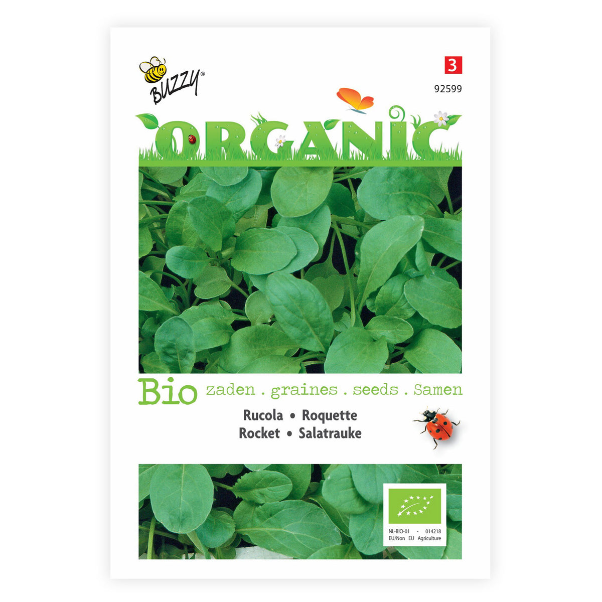 Rocket Eruca sativa - Organic 7 m² - Herb seeds