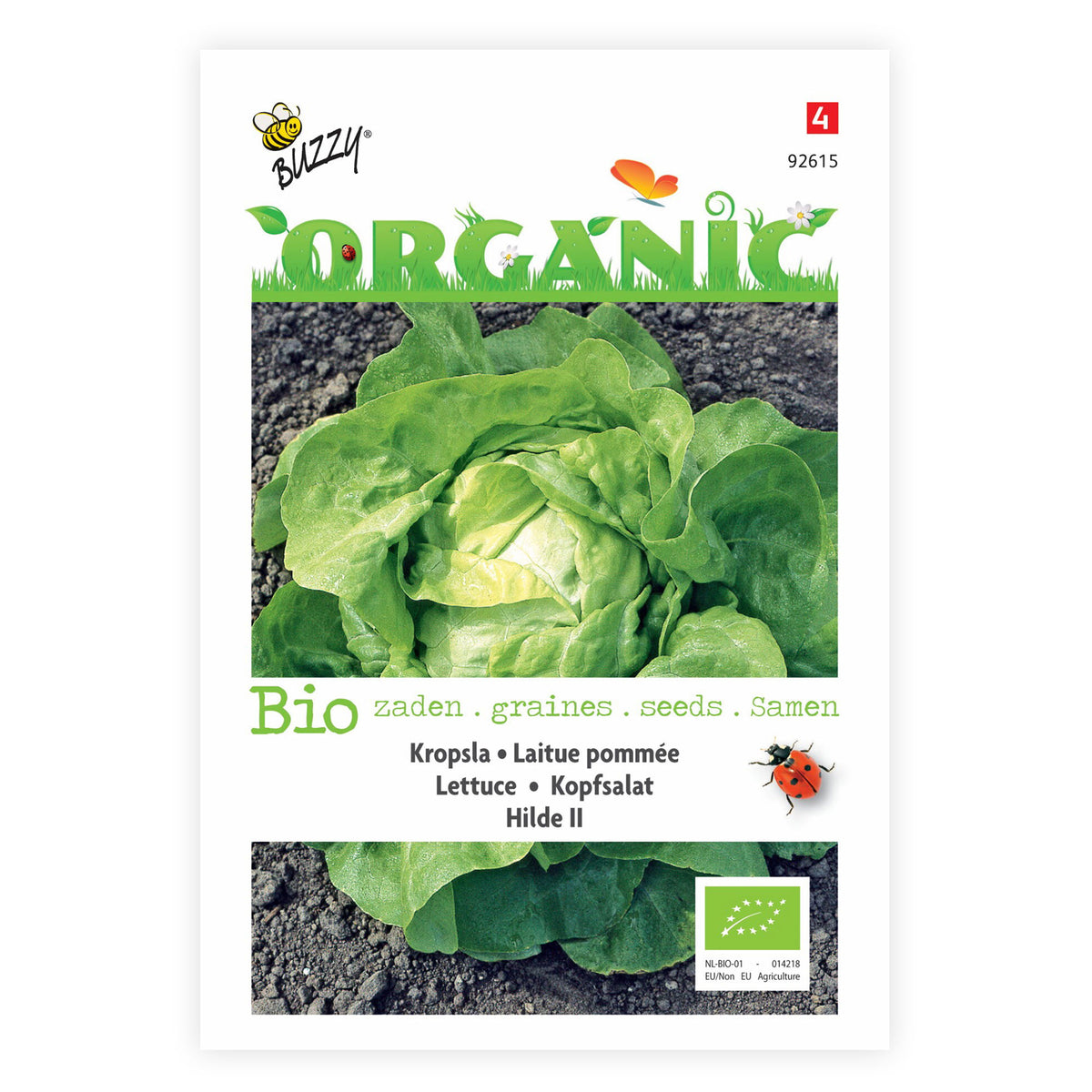 Butterhead lettuce Lactuca 'Hilde II' - Organic 35 m² - Vegetable seeds