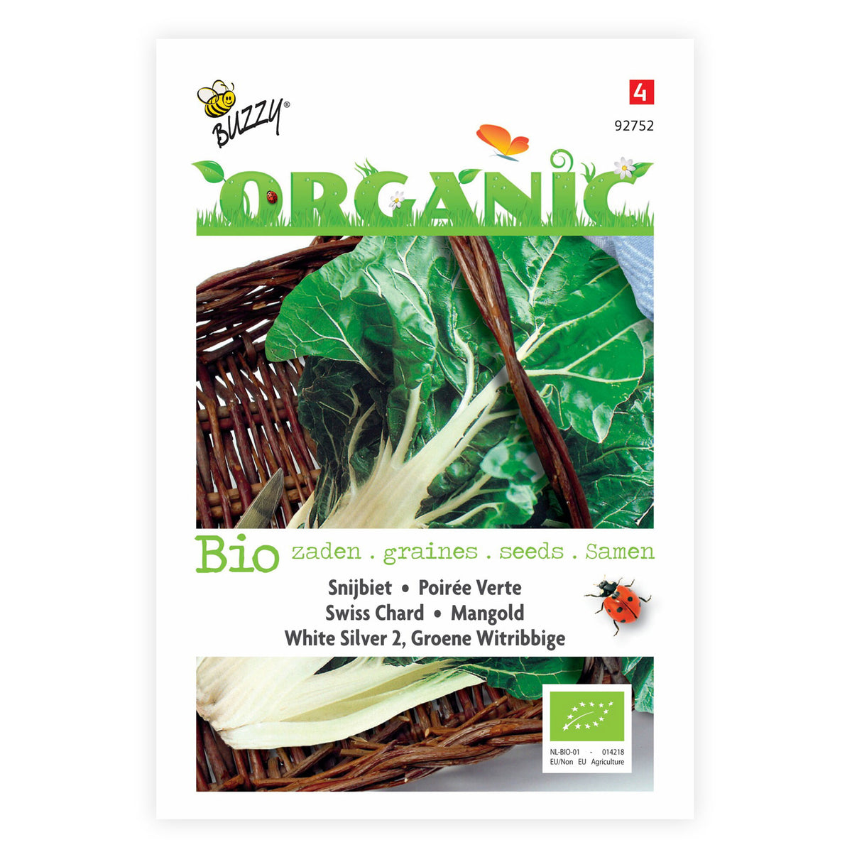 Swiss chard Beta 'White Silver 2' - Organic 3 m² - Vegetable seeds