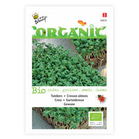 Cress Lepidium sativum - Organic - Herb seeds