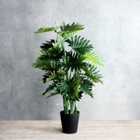 Artificial plant Philodendron Incl. round plastic decorative pot