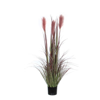 Artificial plant Pampas grass Cortaderia Incl. round plastic decorative pot