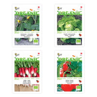 Spring vegetables package 'Scrumptious Spring' - Organic - Vegetable seeds