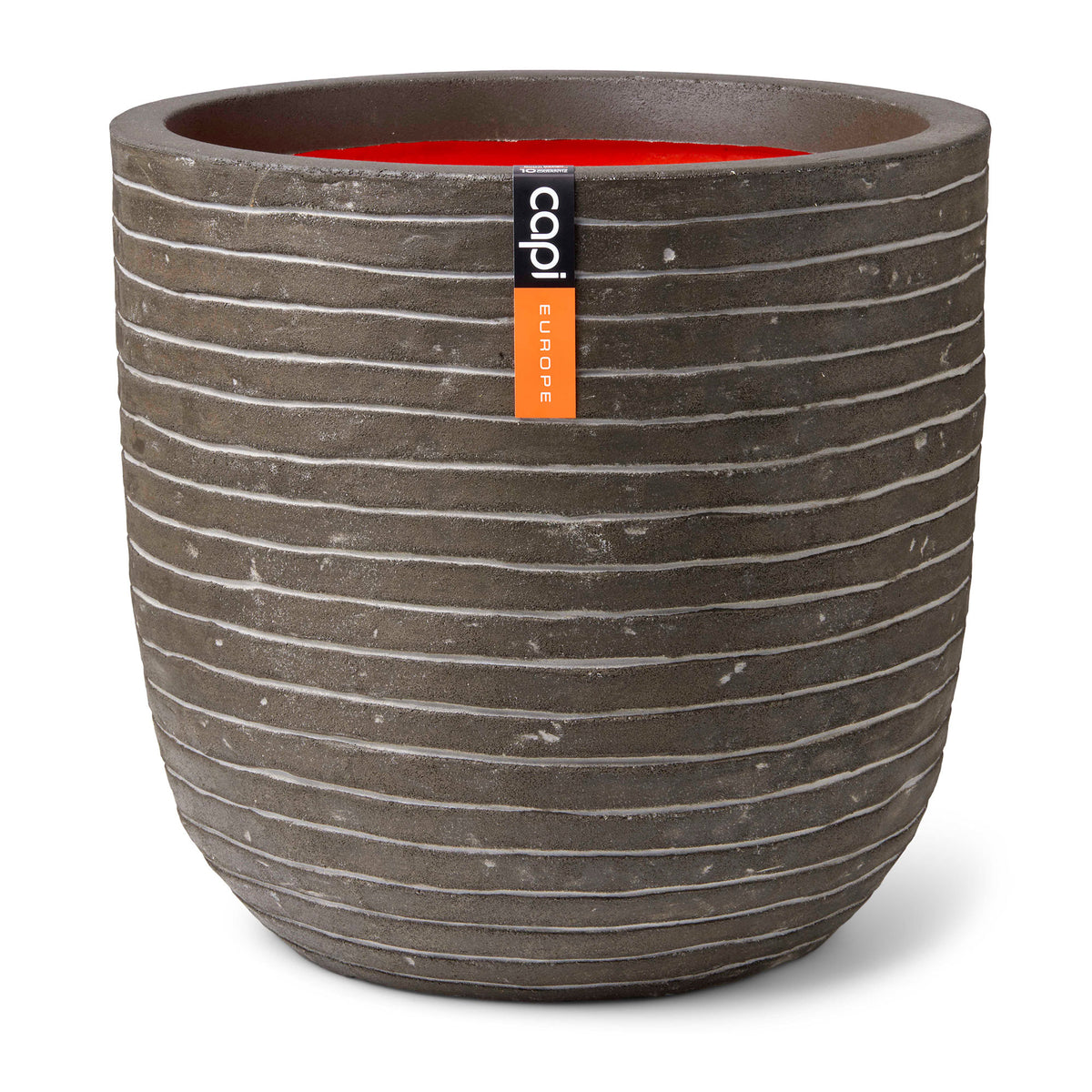Capi flower pot Nature row round green - Indoor and outdoor pot
