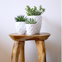 Capi Lux Heraldry Flower pot round white - Indoor pot