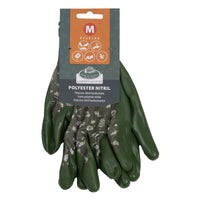 Polyester gardening gloves
