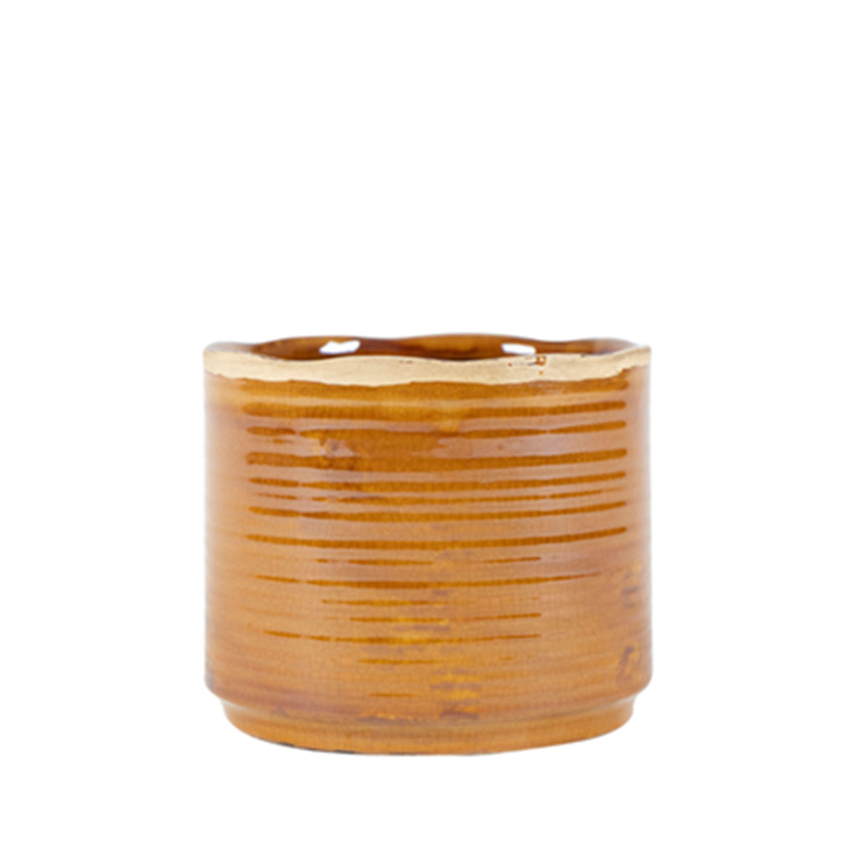 TS Flower pot Jordy round brown - Indoor pot