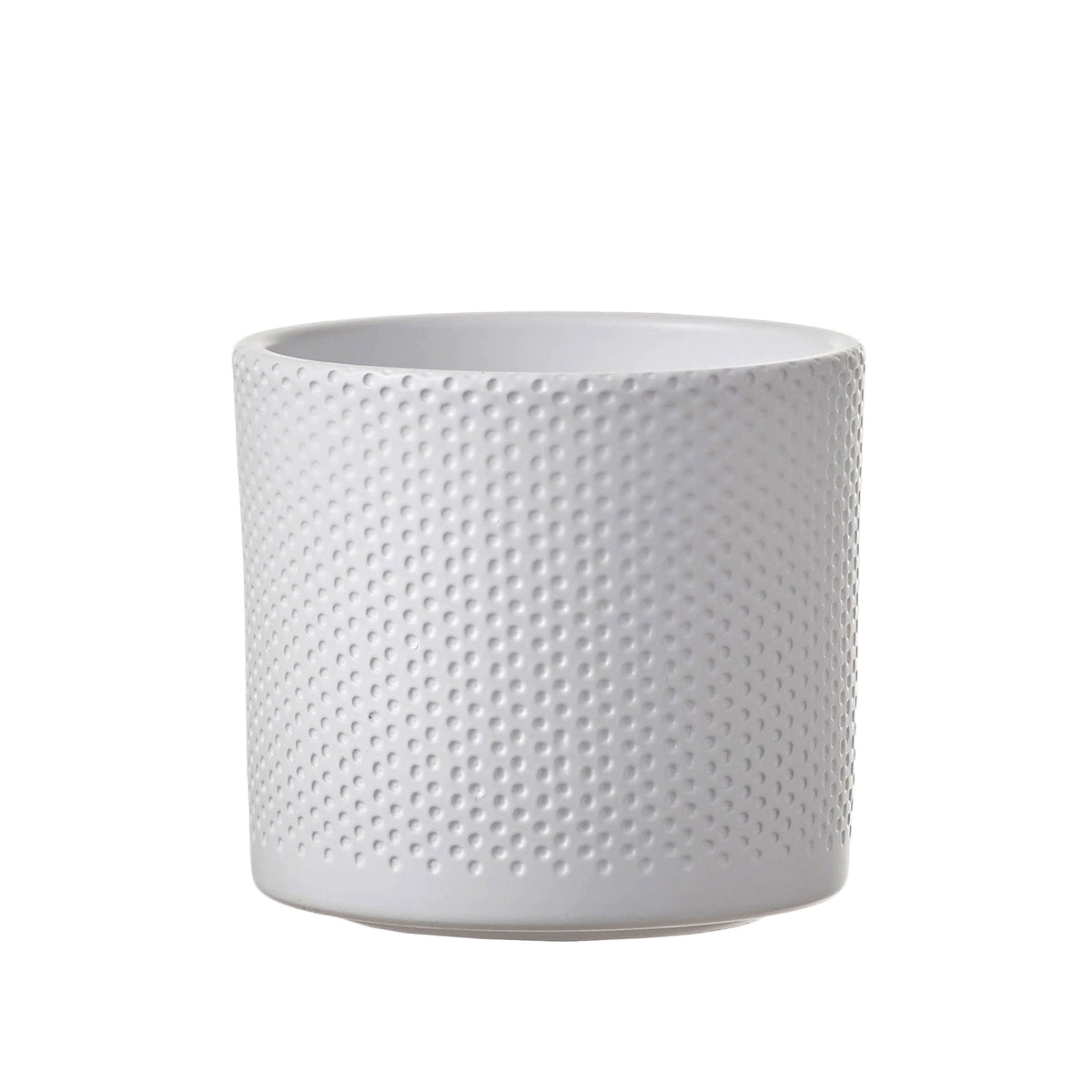 Mica Decorations flower pot Era round - Indoor pot white including/incl. plants stand, gold