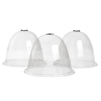 3x Nature Cloche with ground pegs