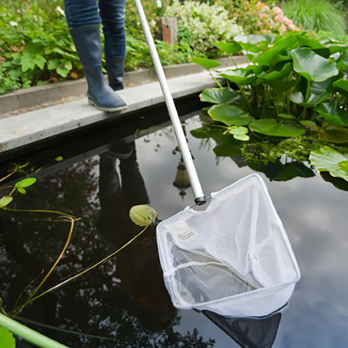 Fine-meshed scoop net