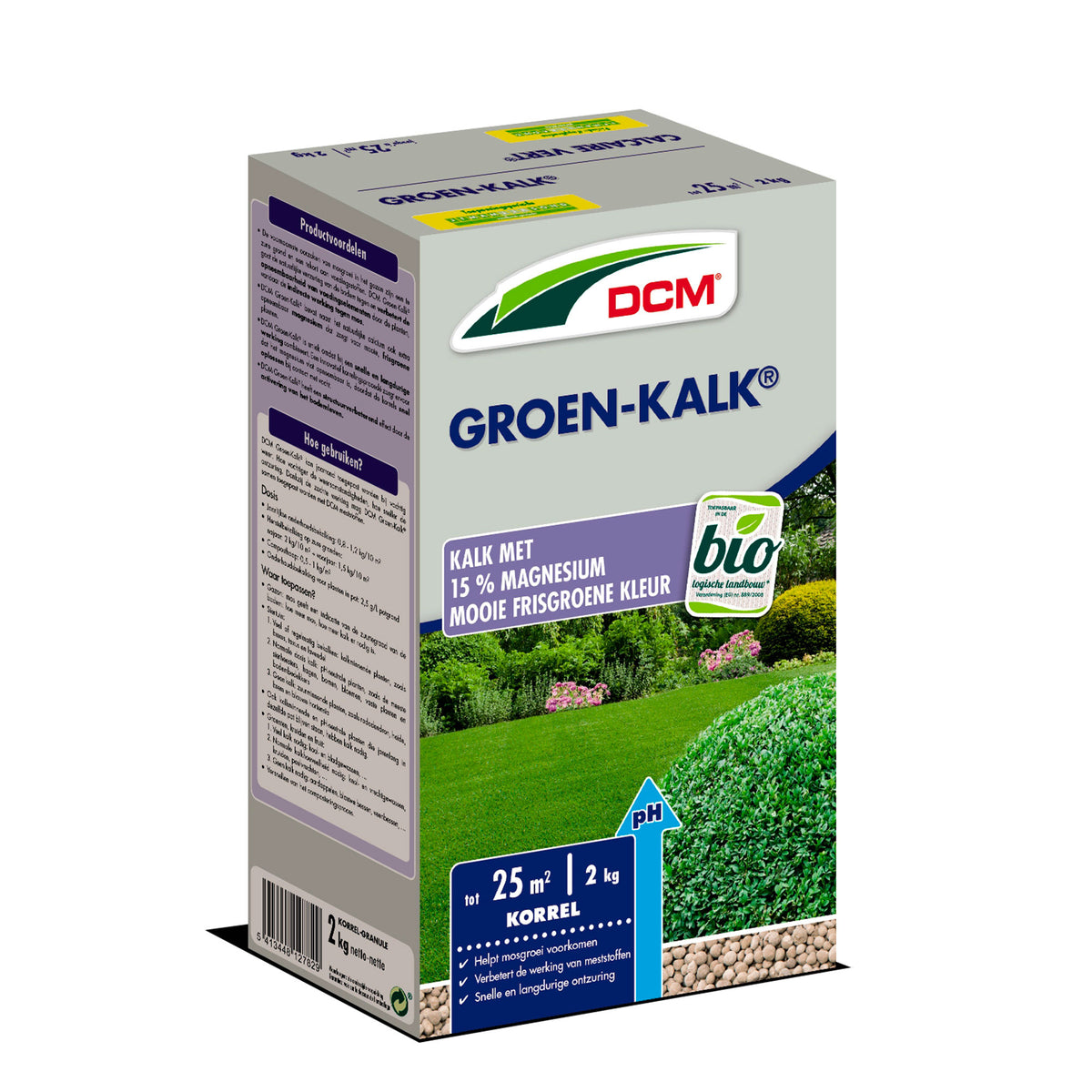 Green Garden Lime conditioner to combat soil acidification - Organic - DCM