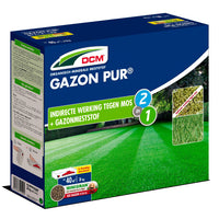Lawn fertiliser for moss control - DCM