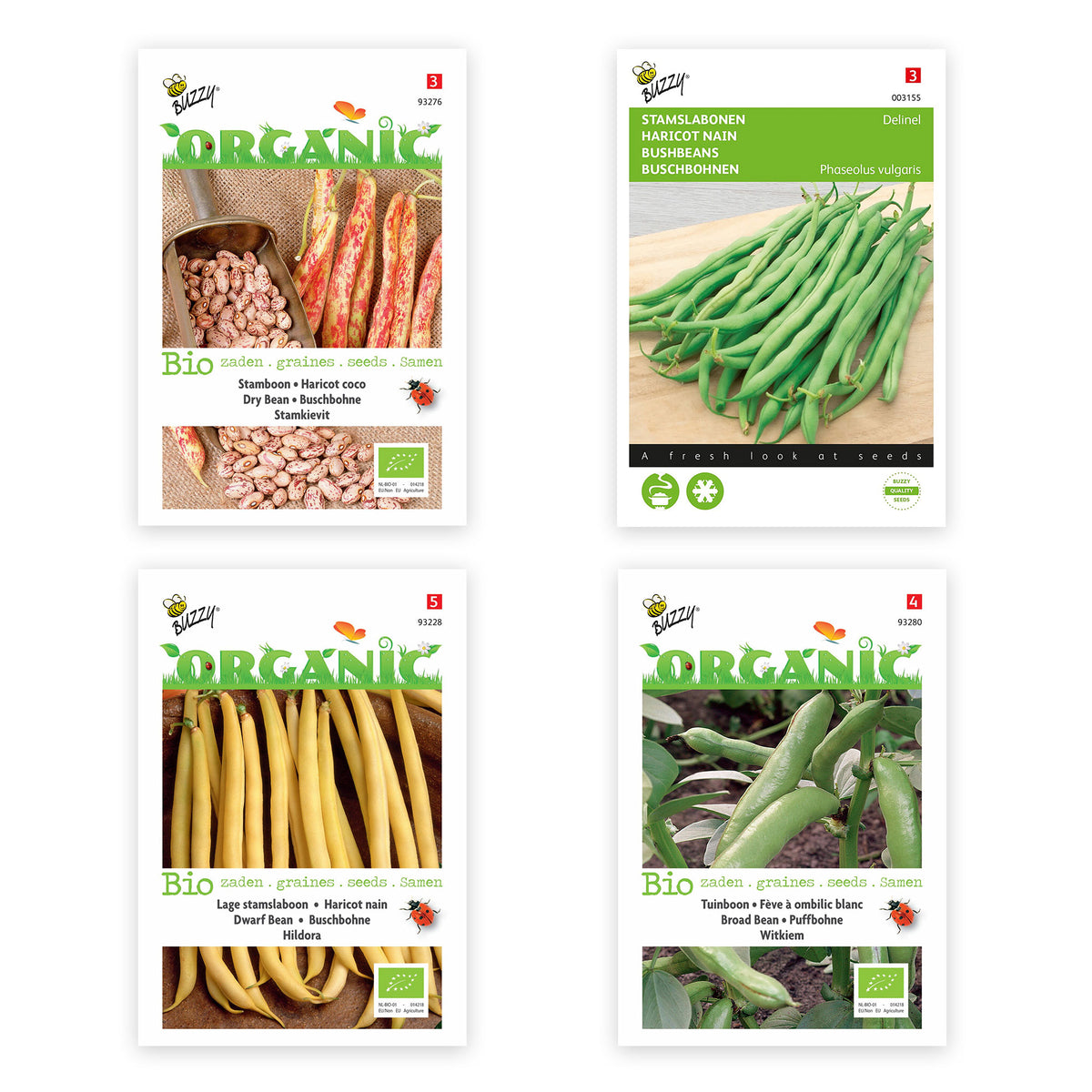 Bean package 'Bossing-it beans' 22 m² - Vegetable seeds
