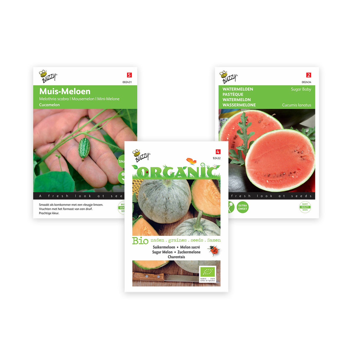 Melon package 'Mighty melons' 21 m² - Fruit seeds