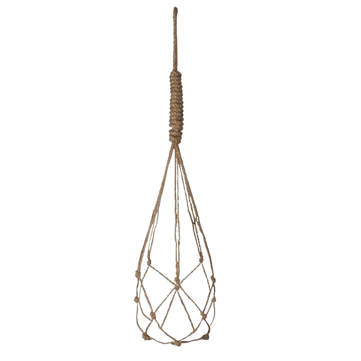 TS Decorations Decorative pot 'Suze' brown with plant hanger