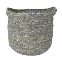 Indoor palm Howea forsteriana XL with grey wicker basket