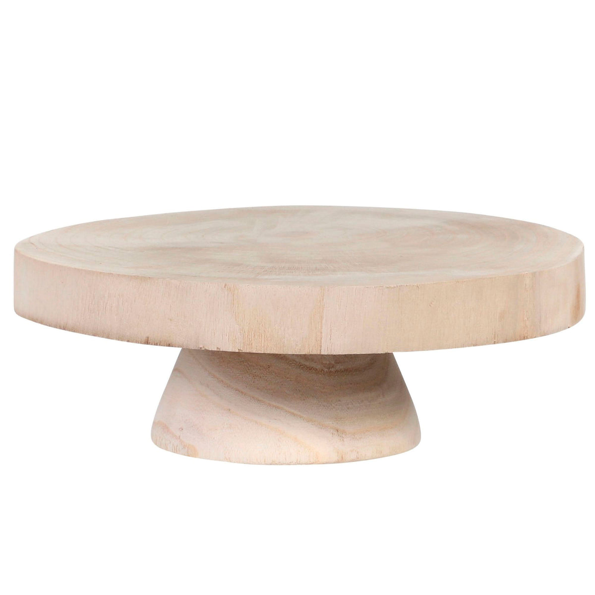 Mica miniature table, round 'Pia' brown — indoor pot
