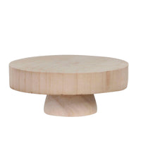 Mica miniature table, round 'Pia' brown — indoor pot