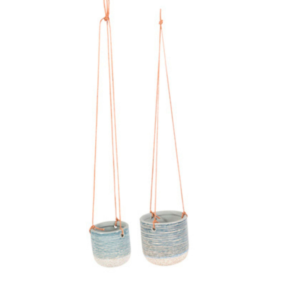 2x TS Hanging pot Issa blue