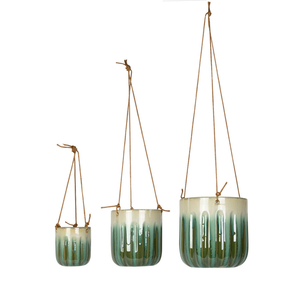 3x TS Hanging pot Alice blue