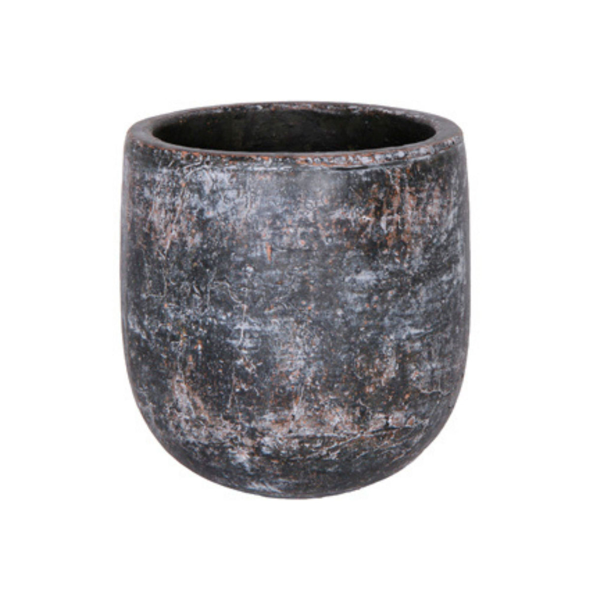 TS Decorative pot Amber brown