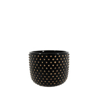 TS Bolino black decorative pot