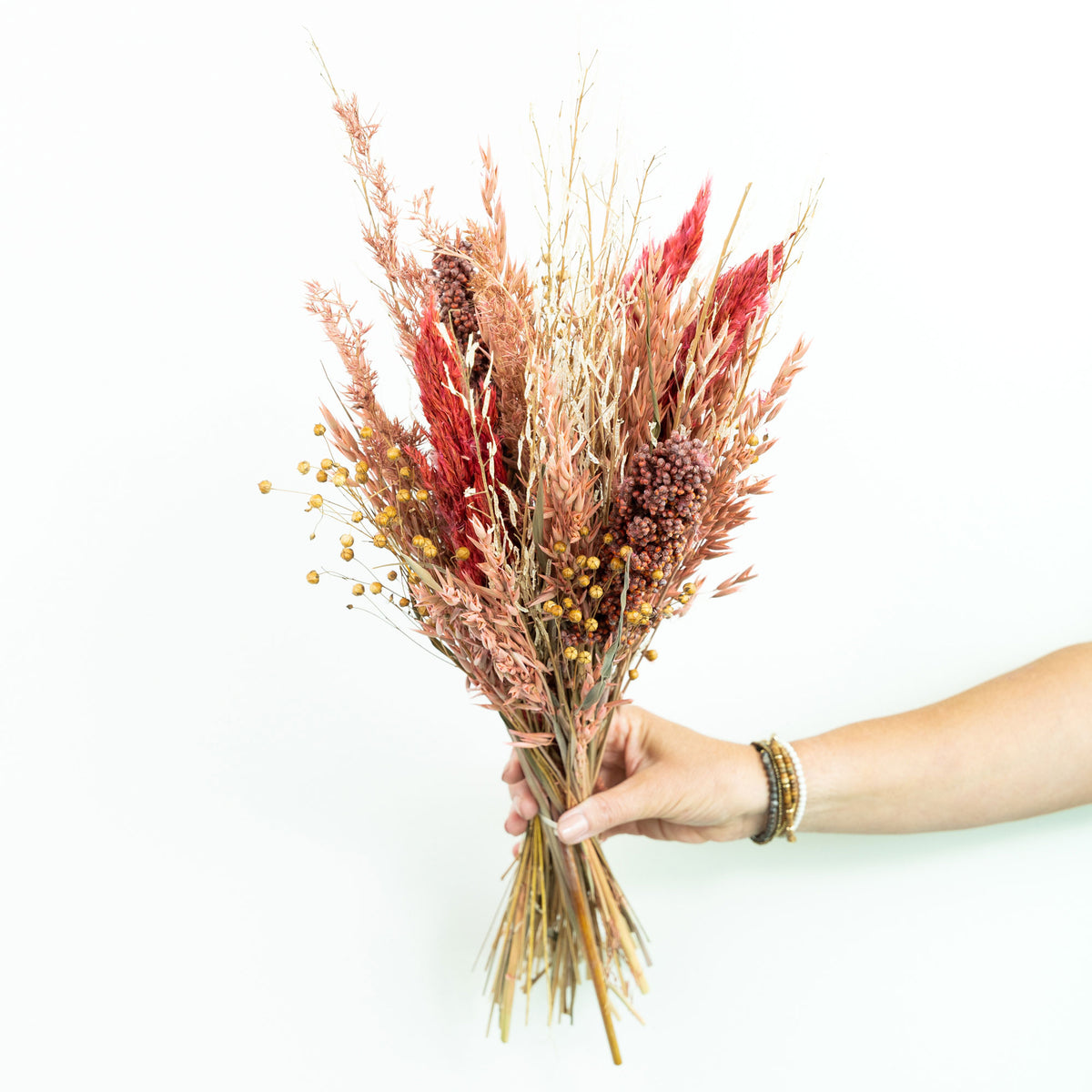 Dried flower bouquet - Mix pink