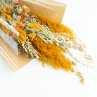 Dried flower bouquet - Mix yellow