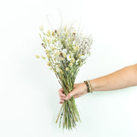 Dried flower bouquet - Mix white