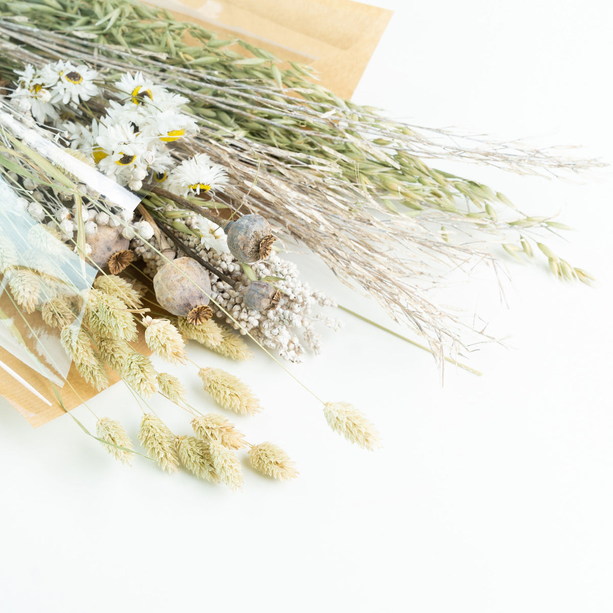 Dried flower bouquet - Mix white