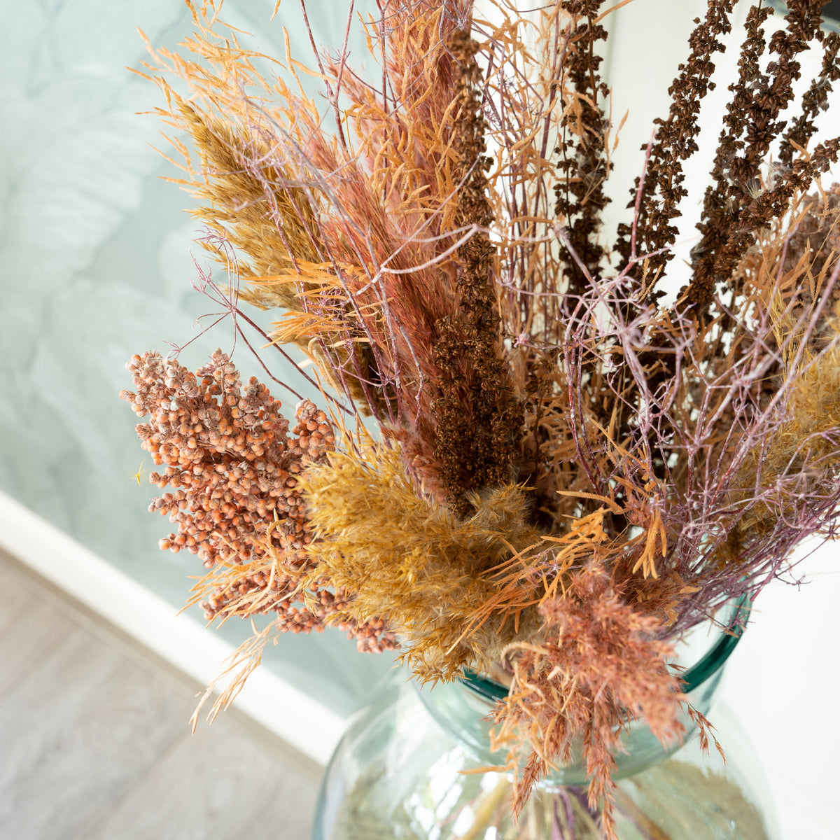 Dried flower bouquet Salmon