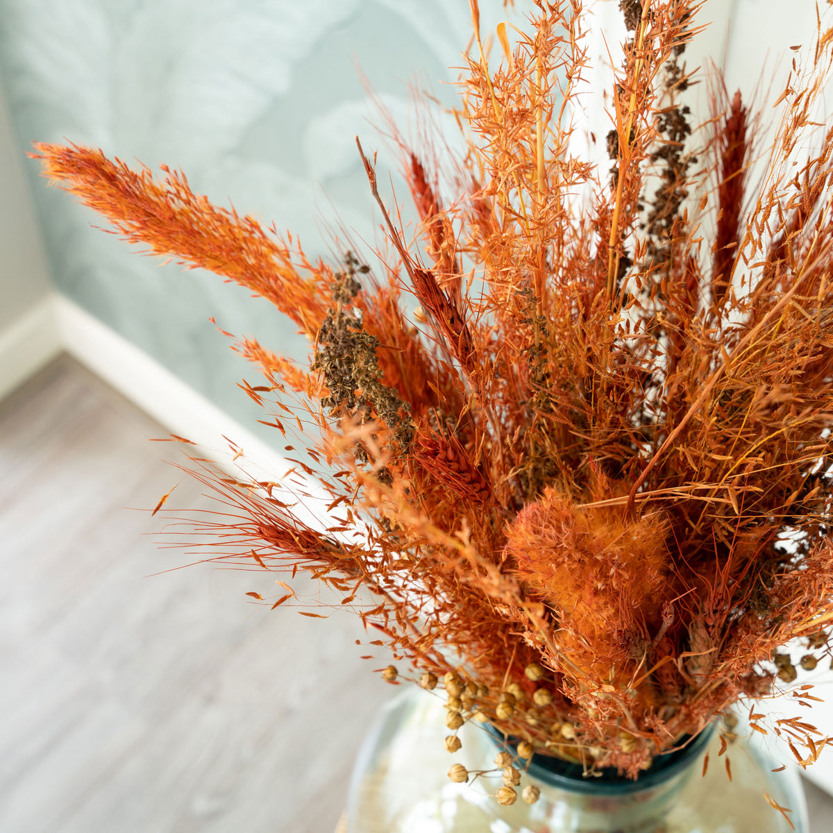 Dried flower bouquet Terracotta Brown