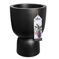 Elho pure coupe - Indoor and outdoor pot Black
