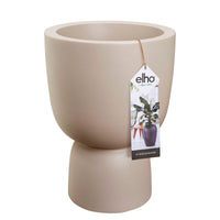 Elho Pure Coupe Beige - Indoor and outdoor pot Beige
